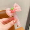 Children's cartoon hair bands, telephone line headbands, girls' braiding gadgets, cute bubble braids, high-elastic hair bands details Picture